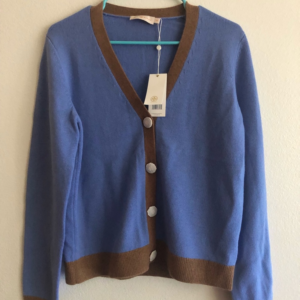 NWT! Tory Burch Cashmere Cardigan size M
